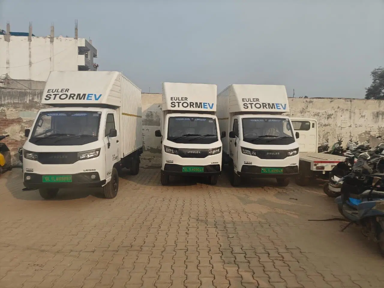 An electric commercial vehicle financed through NexxGro in daily operation