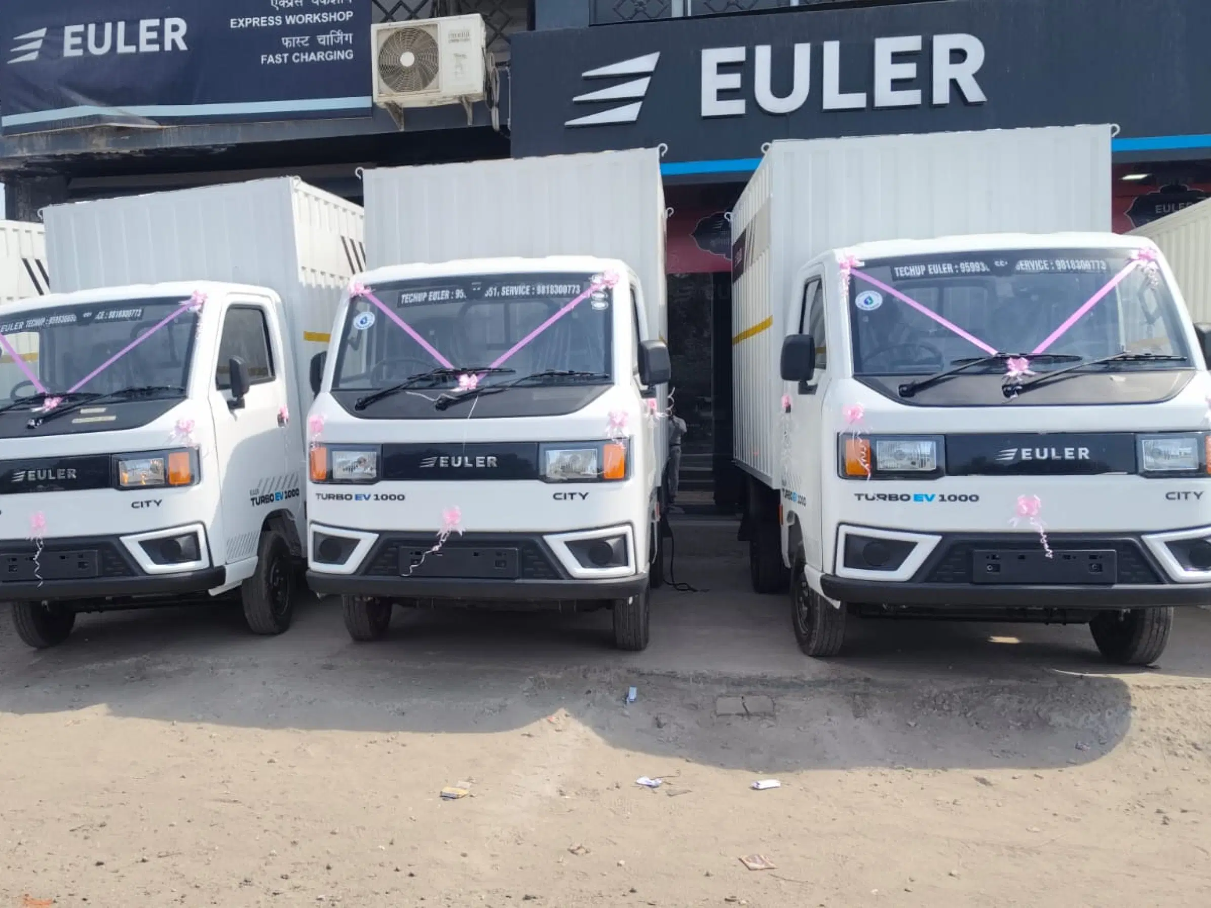 An electric commercial vehicle financed through NexxGro in daily operation